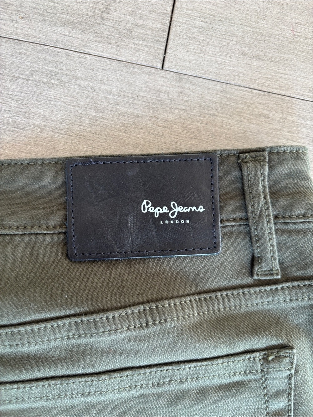 Pepe Jeans Olive Green Men's Jeans - Picture 8 of 12